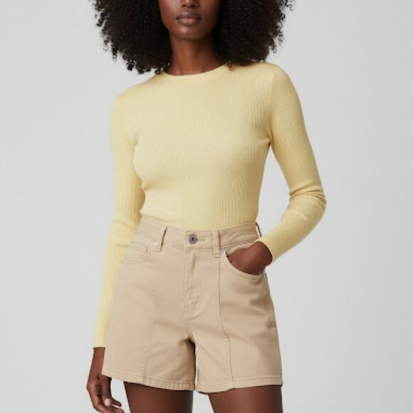 NWT Hudson Jeans 100% Lyocell Shorts in Coconut size 27 Cargo Breathable Organic - Picture 3 of 6